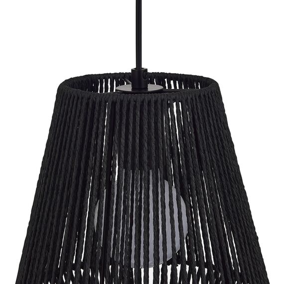 SLE6025-413-01 Светильник подвесной черный/черный E27 1*40W ETTAN, изображение 4