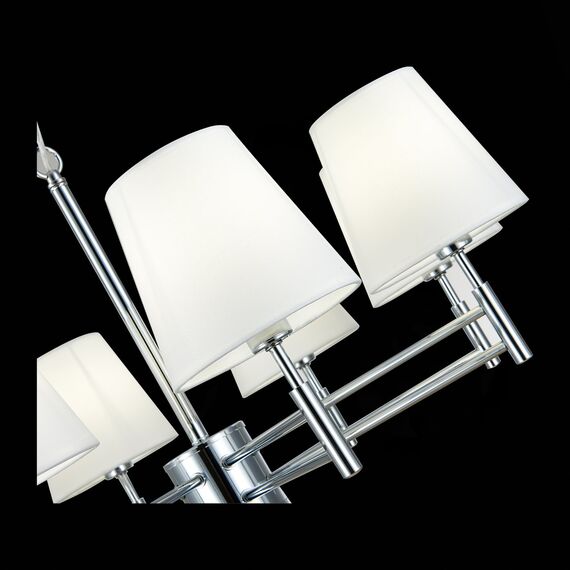 SLE105403-08 Светильник подвесной Хром/Белый E14 8*40W LAGORO, изображение 7