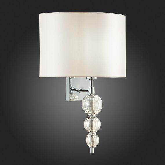 SLE105701-01 Светильник настенный Хром/Светло-бежевый E14 1*40W RAMER, изображение 2