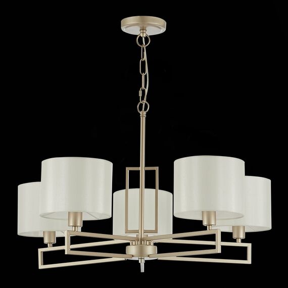 SLE105803-05 Светильник подвесной Матовое золото/Белый E14 5*40W DANAE, изображение 4