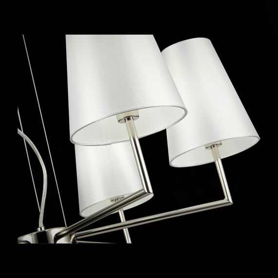 SLE105903-06 Светильник подвесной Никель/Белый E14 6*40W BELLINO, изображение 7