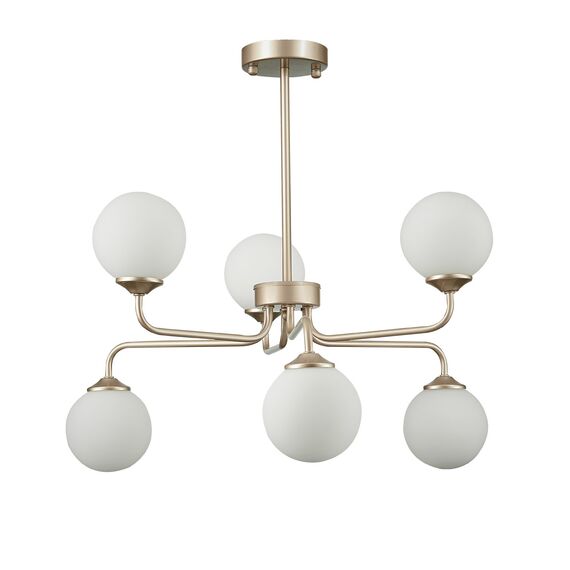 SLE106203-06 Светильник подвесной ST-Luce Золотистый/Белый G9 LED 6*5W REDJINO, изображение 6