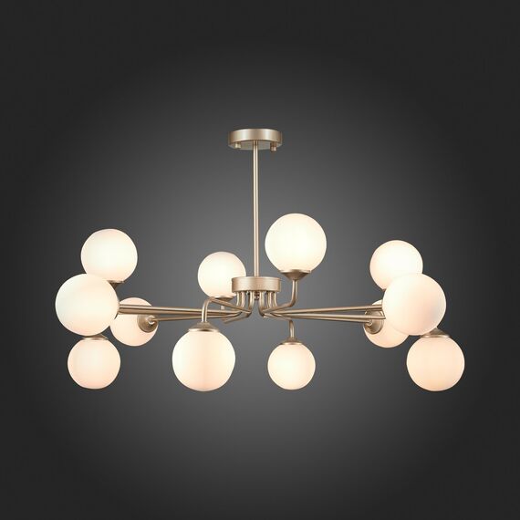 SLE106203-12 Светильник подвесной ST-Luce Золотистый/Белый G9 LED 12*5W REDJINO, изображение 2