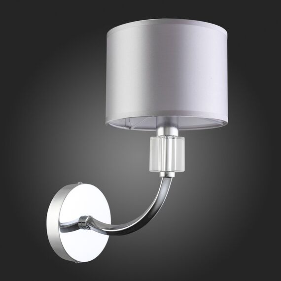 SLE107201-01 Светильник настенный Хром/Светло-серый E14 1*40W SNERE, изображение 5