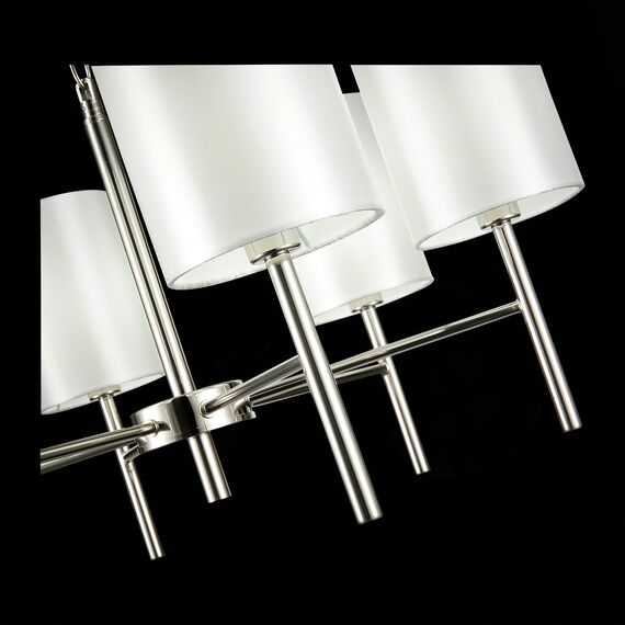 SLE107303-06 Светильник подвесной Никель/Белый E14 6*40W NOIA, изображение 7