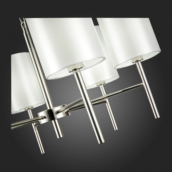 SLE107303-06 Светильник подвесной Никель/Белый E14 6*40W NOIA, изображение 8