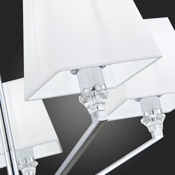 SLE107602-05 Светильник потолочный Хром/Белый E14 5*40W GRINDA, изображение 8