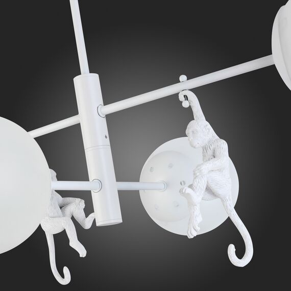 SLE115102-04 Светильник потолочный Белый/Белый E14 4*60W TENATO, изображение 8