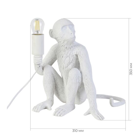 SLE115104-01 Прикроватная лампа Белый E27 1*60W TENATO, изображение 13