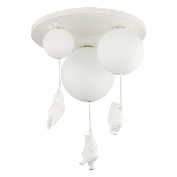 SLE115402-03 Светильник потолочный Белый/Белый E27/G9 3*160W MODENA, изображение 4