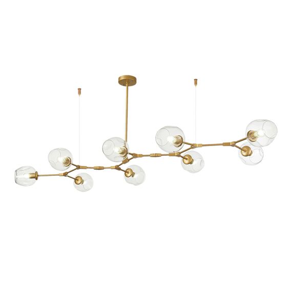 SLE154823-09 Светильник подвесной Золотистый/Прозрачный E27 9*40W RAMETTO, изображение 3