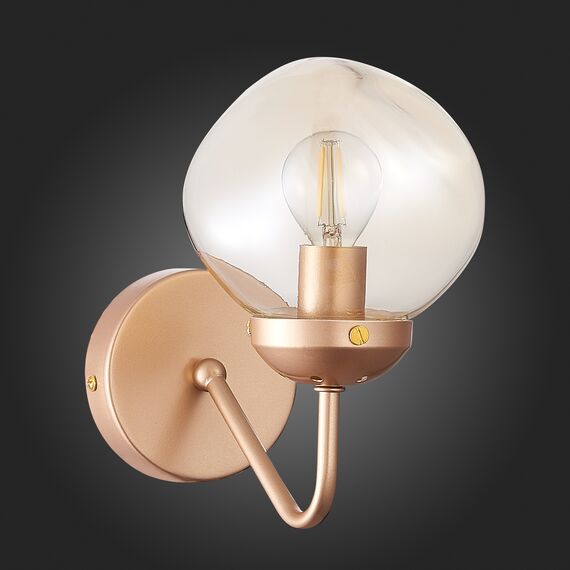 SLE155701-01 Светильник настенный Золотистый/Янтарный E14 1*40W MORE, изображение 5