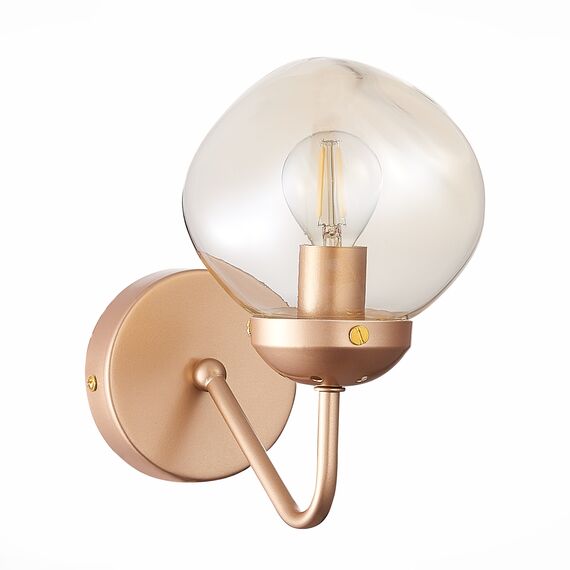 SLE155701-01 Светильник настенный Золотистый/Янтарный E14 1*40W MORE, изображение 6