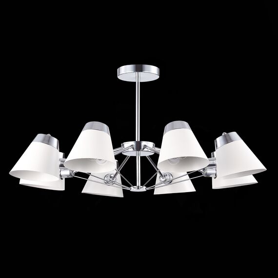 SLE155802-08 Светильник потолочный Хром/Белый E14 8*40W VARIO, изображение 4