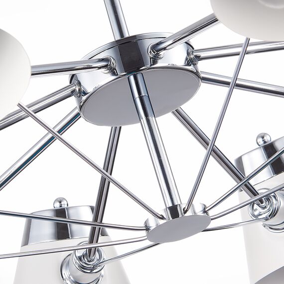 SLE155802-08 Светильник потолочный Хром/Белый E14 8*40W VARIO, изображение 15