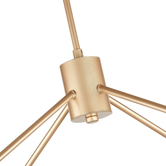 SLE155902-08 Светильник потолочный Золотистый/Белый E14 8*40W MARIO, изображение 15