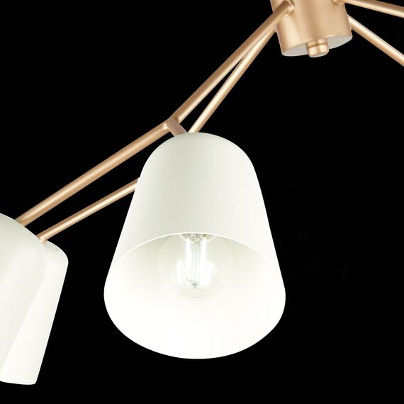 SLE155902-08 Светильник потолочный Золотистый/Белый E14 8*40W MARIO, изображение 16