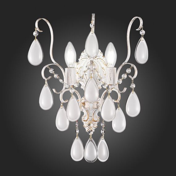 SLE160301-02 Светильник настенный Золотистый/Белый матовый E14 2*60W MAGONZA, изображение 2