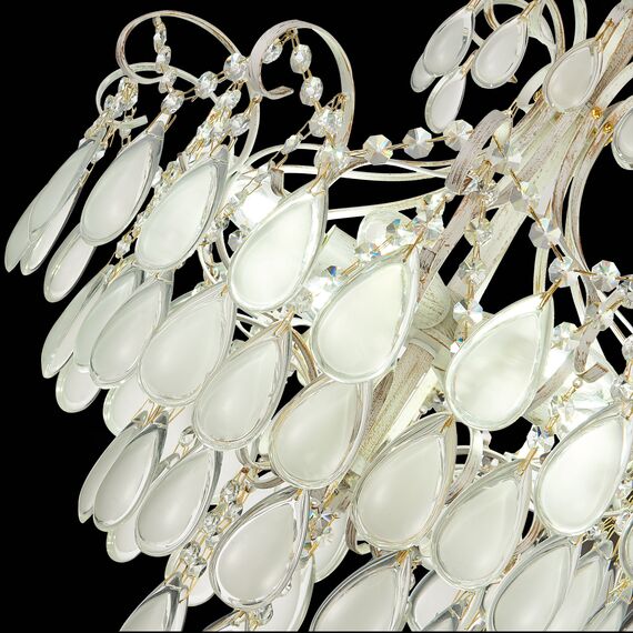 SLE160302-06 Светильник потолочный Золотистый/Белый матовый E14 6*60W MAGONZA, изображение 7