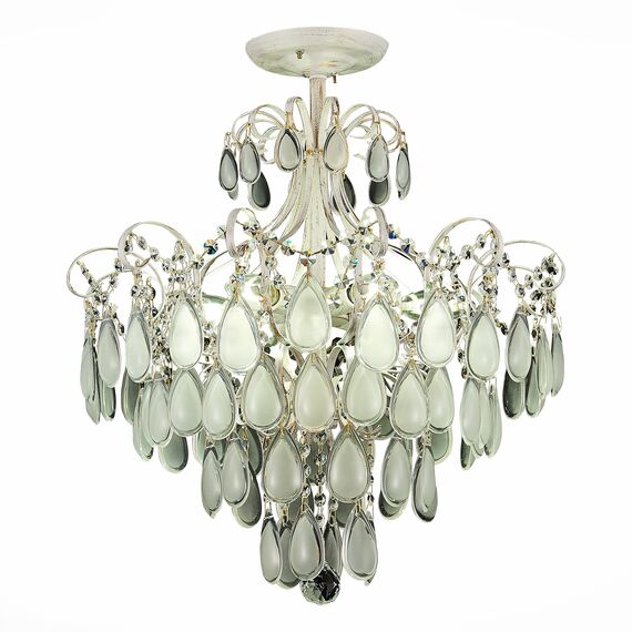 SLE160302-06 Светильник потолочный Золотистый/Белый матовый E14 6*60W MAGONZA, изображение 15