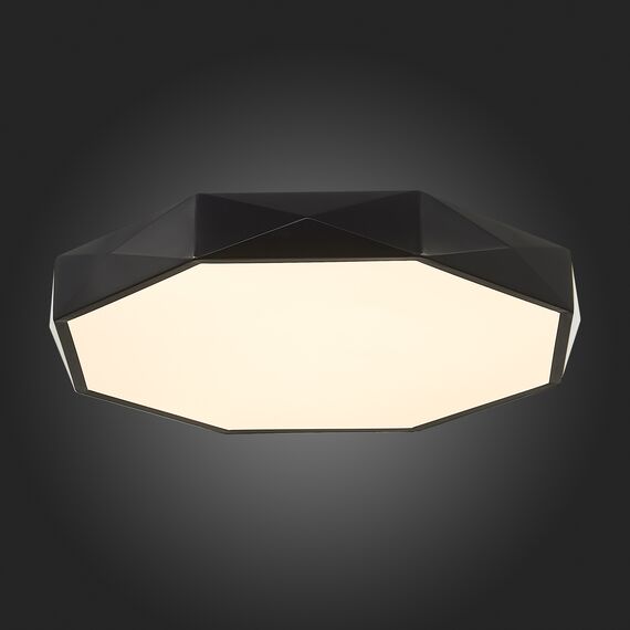 SLE200842-01 Светильник потолочный Черный/Белый LED 1*45W 3000K/4000K/6000K RONDO, изображение 5
