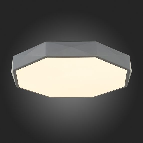 SLE200872-01 Светильник потолочный Серый/Белый LED 1*45W 3000K/4000K/6000K RONDO, изображение 5