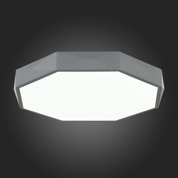 SLE200872-01 Светильник потолочный Серый/Белый LED 1*45W 3000K/4000K/6000K RONDO, изображение 8