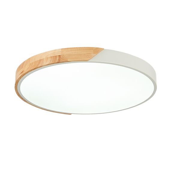 SLE200952-01 Светильник потолочный Белый, Светлое дерево/Белый LED 1*45W 3000K/4000K/6000K FESTA, изображение 9