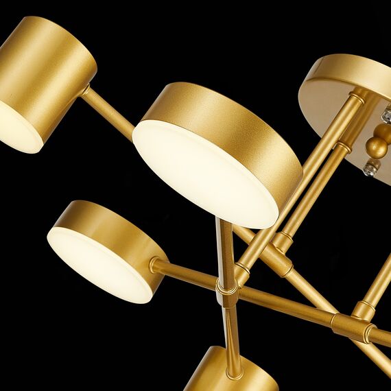 SLE201022-06 Светильник потолочный Золотистый/Золотистый LED 6*7W 4000K NOBEL, изображение 13