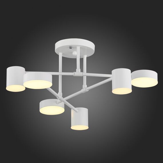 SLE201052-06 Светильник потолочный Белый/Белый LED 6*7W 4000K NOBEL, изображение 8