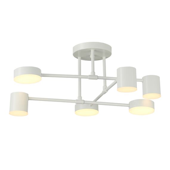 SLE201052-06 Светильник потолочный Белый/Белый LED 6*7W 4000K NOBEL, изображение 18