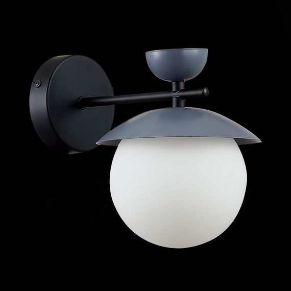 SLE220201-01 Светильник настенный Черный, Серый/Белый G9 1*5W GENOVA, изображение 4