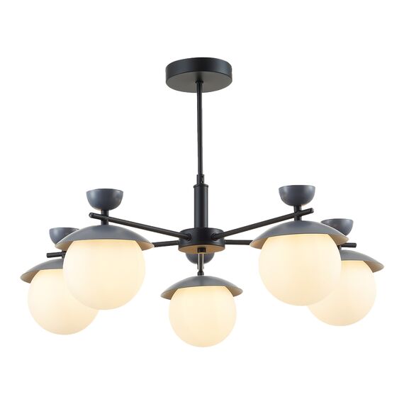 SLE220202-05 Светильник потолочный Черный, Серый/Белый G9 5*5W GENOVA, изображение 3