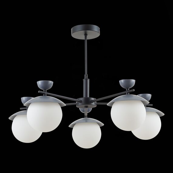 SLE220202-05 Светильник потолочный Черный, Серый/Белый G9 5*5W GENOVA, изображение 4