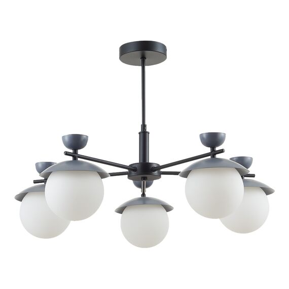 SLE220202-05 Светильник потолочный Черный, Серый/Белый G9 5*5W GENOVA, изображение 6