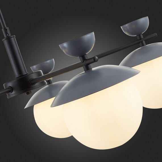 SLE220202-05 Светильник потолочный Черный, Серый/Белый G9 5*5W GENOVA, изображение 8