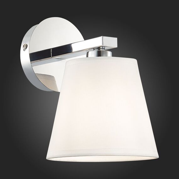 SLE300401-01 Светильник настенный Хром/Белый E14 1*40W PRATO, изображение 2