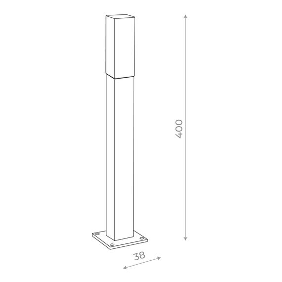 SL101.405.01 Светильник уличный наземный ST-Luce Черный/Белый LED 1*3W 4000K VIVO, изображение 4
