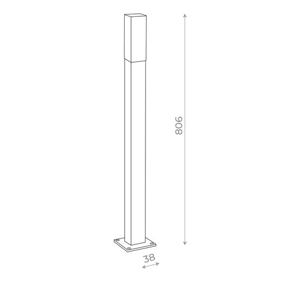 SL101.715.01 Светильник уличный наземный ST-Luce Серый/Белый LED 1*3W 4000K VIVO, изображение 4