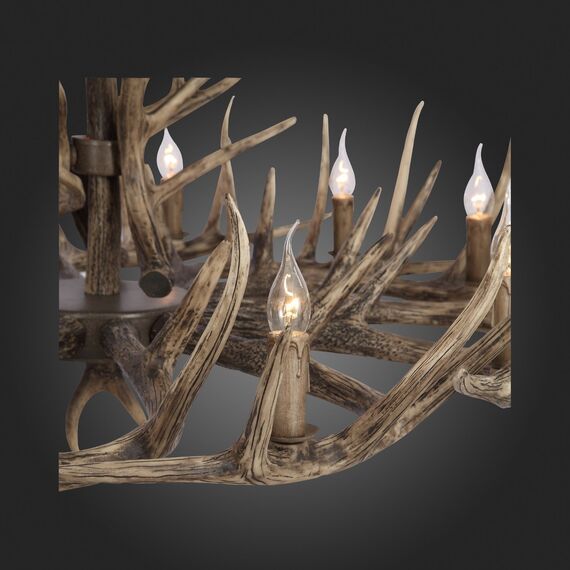 SL154.703.27 Люстра подвесная ST-Luce Серый E14 27*40W (из 3-х коробок) CORNA, изображение 11