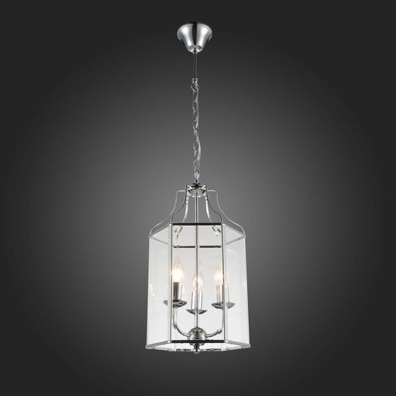 SL228.103.03 Люстра подвесная ST-Luce Хром/Прозрачный E14 3*40W TERSO, изображение 5