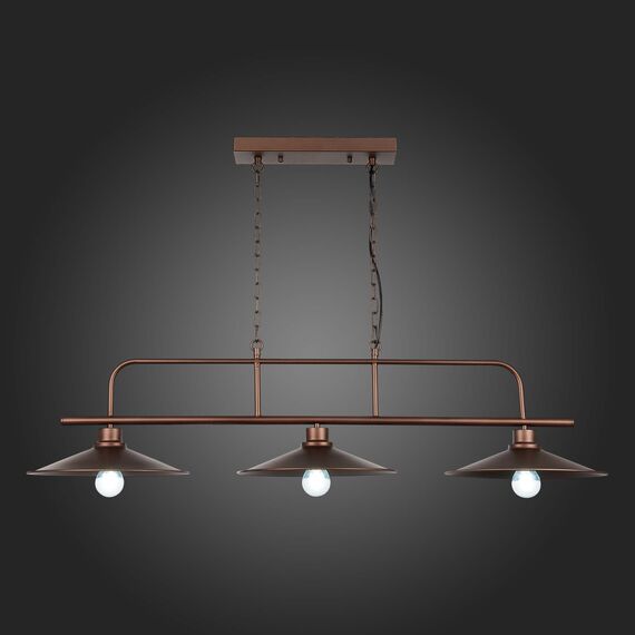 SL265.403.03 Люстра подвесная ST-Luce Кофейный/Кофейный E27 3*60W SСARNO, изображение 2