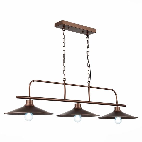 SL265.403.03 Люстра подвесная ST-Luce Кофейный/Кофейный E27 3*60W SСARNO, изображение 5