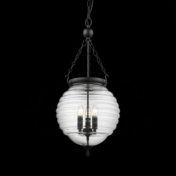 SL317.403.03 Люстра подвесная ST-Luce Черный/Прозрачный E14 3*60W SOTTO