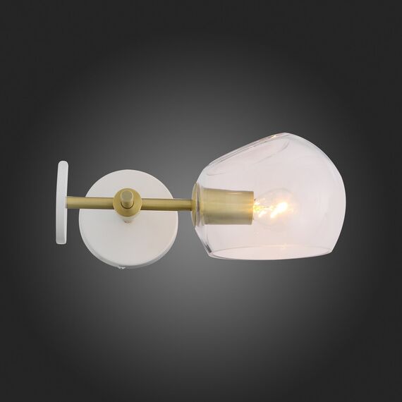 SL434.201.01 Бра ST-Luce Латунь/Прозрачный E14 1*40W CALMARE, изображение 2