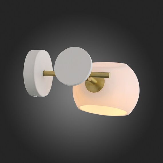 SL434.501.01 Бра ST-Luce Белый/Белый E14 1*40W CALMARE, изображение 8