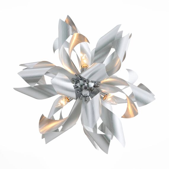 SL453.003.06E Люстра подвесная ST-Luce Алюминий/Алюминий E14 6*40W SPIRAGLIO, изображение 9