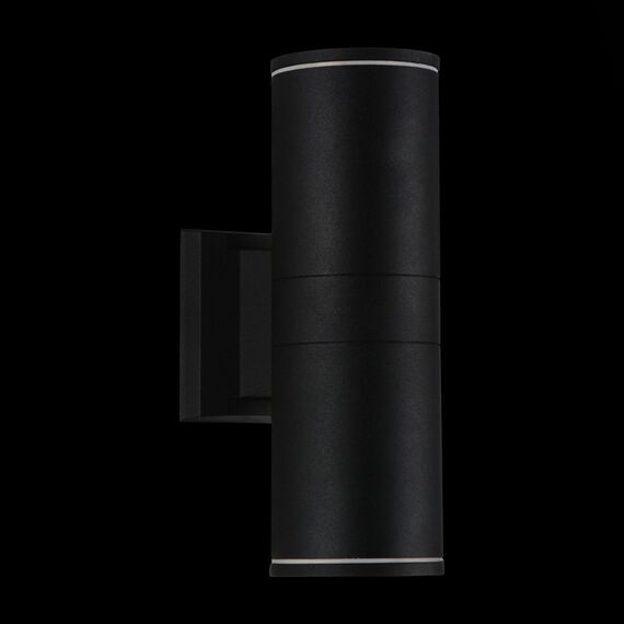 SL561.401.02 Светильник уличный настенный ST-Luce Черный/Черный LED 2*5W 4000K TUBO