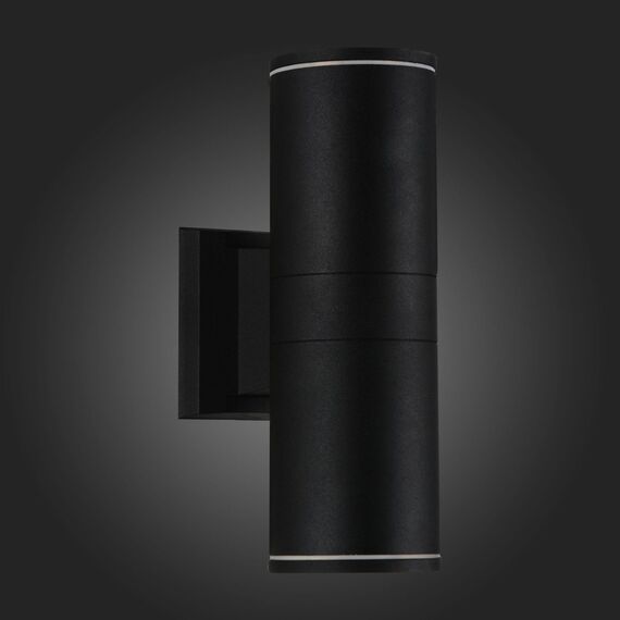 SL561.401.02 Светильник уличный настенный ST-Luce Черный/Черный LED 2*5W 4000K TUBO, изображение 2