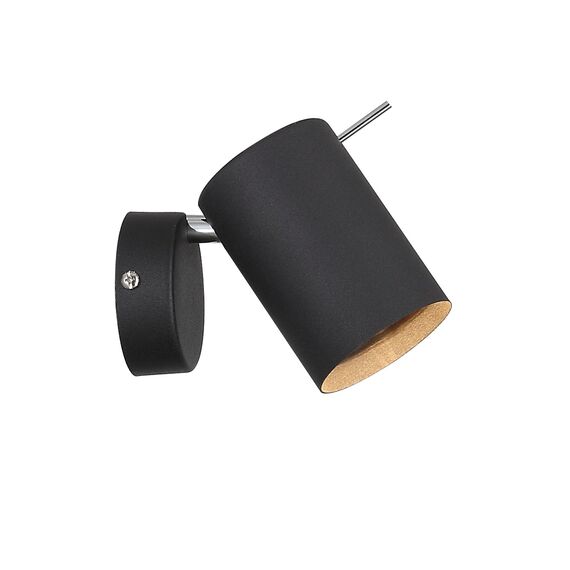 SL597.401.01 Спот ST-Luce Черный, Хром/Черный GU10 LED 1*3W Настенные светильники, изображение 6